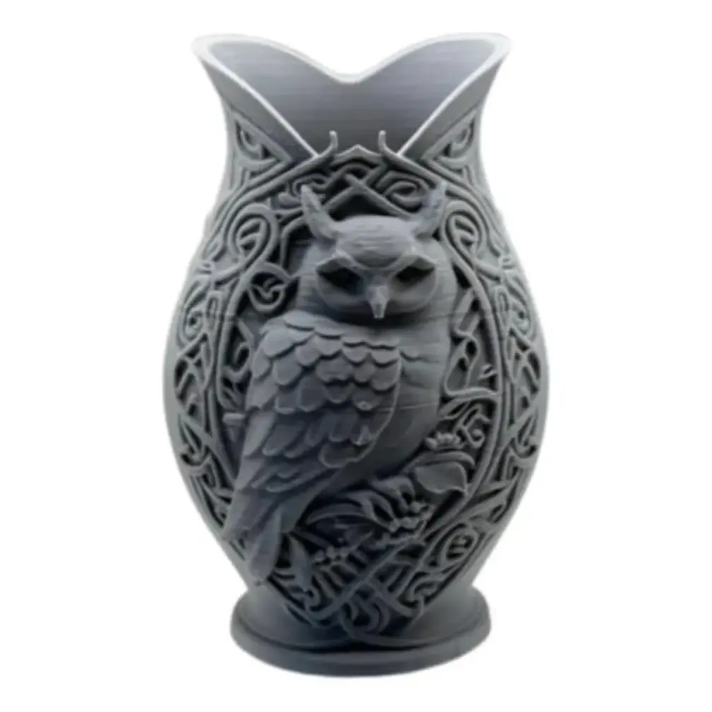 Decoración Elegante Prints Patro - Jarrón Celta Búho 1