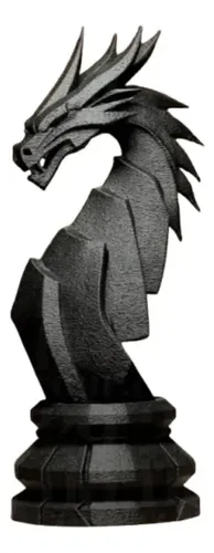 Escultura Decorativa Prints Patro- Dragón Geométrico