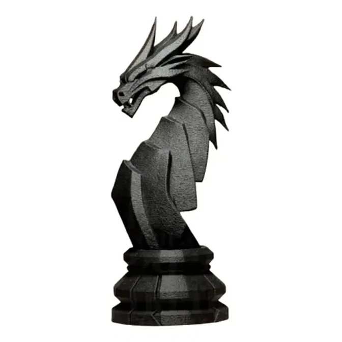 Escultura Decorativa Prints Patro- Dragón Geométrico 1