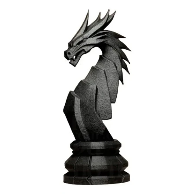 Escultura Decorativa Prints Patro- Dragón Geométrico 3