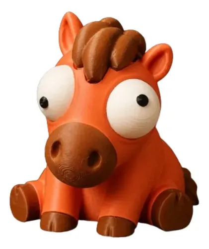 Figura Decorativa Prints Patro- Caballo Ojos Saltones