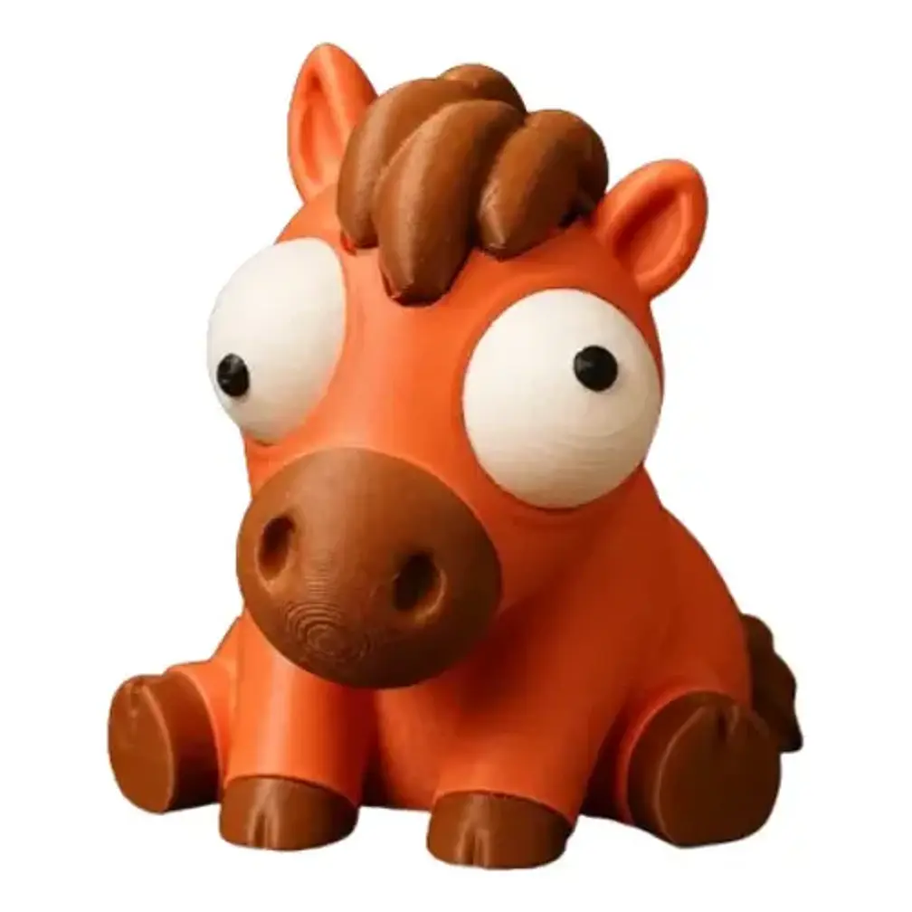 Figura Decorativa Prints Patro- Caballo Ojos Saltones 1