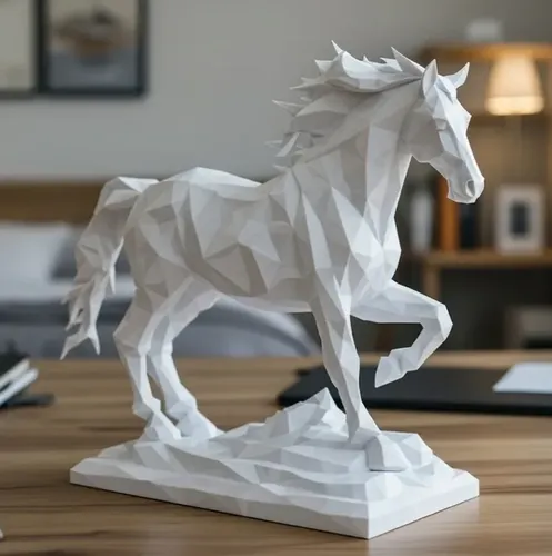 Escultura Decorativa Prints Patro-  Año Del Caballo - Foto 2