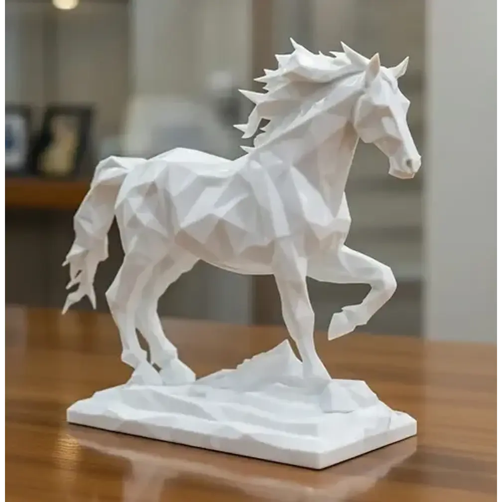 Escultura Decorativa Prints Patro-  Año Del Caballo 3