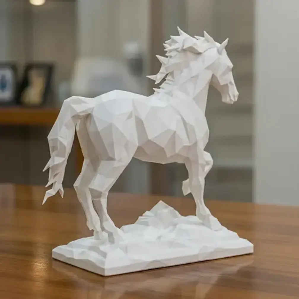 Escultura Decorativa Prints Patro-  Año Del Caballo 4