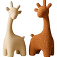 Escultura Minimalista Prints Patro - Jirafas Estilo Tejidas - Miniatura 1