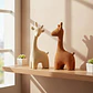 Escultura Minimalista Prints Patro - Jirafas Estilo Tejidas - Miniatura 5
