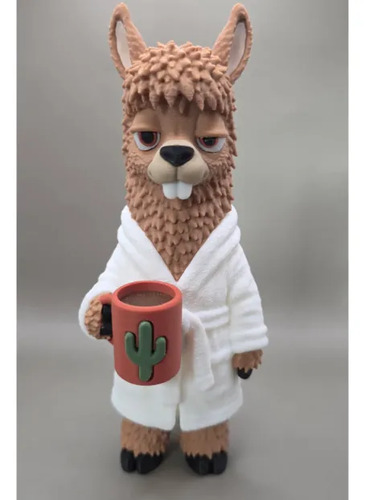 Figura Decorativa Prints Patro- Llama Madrugadora - Foto 4