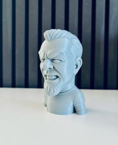 Escultura Decorativa Prints Patro- Busto James Hetfield - Foto 4
