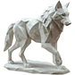 Escultura Decorativa Prints Patro- Lobo Majestuoso - Miniatura 1