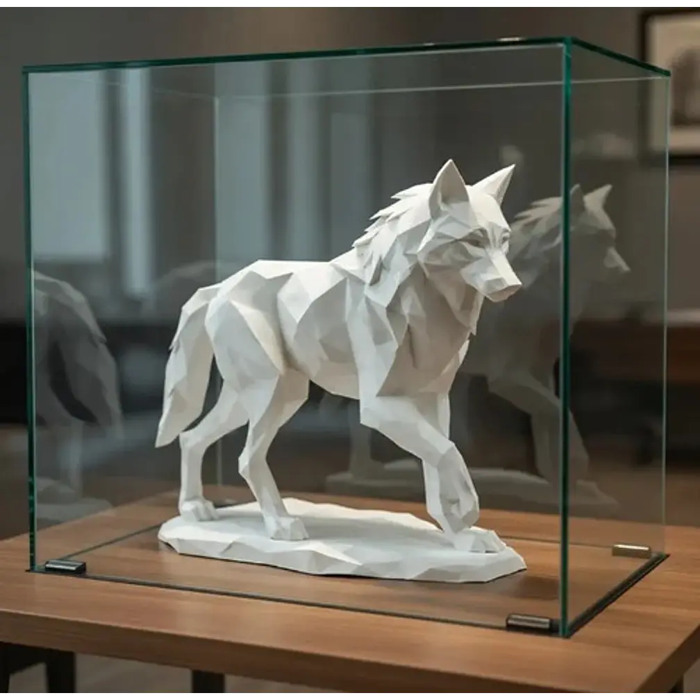 Escultura Decorativa Prints Patro- Lobo Majestuoso 3