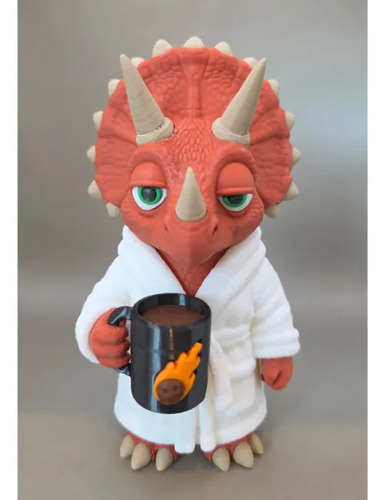 Figura Decorativa Prints Patro- Triceratops Madrugador - Foto 4