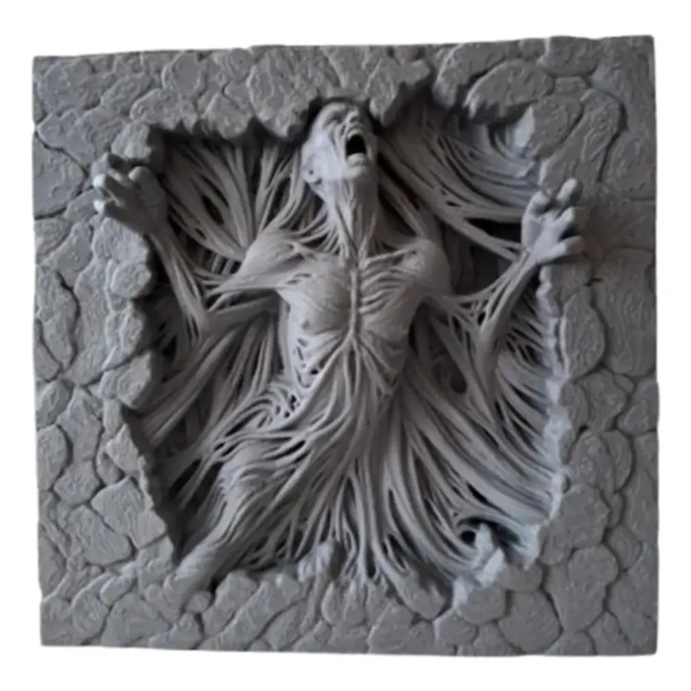Escultura Elegante Prints Patro - Resurgimiento En Relieve 1