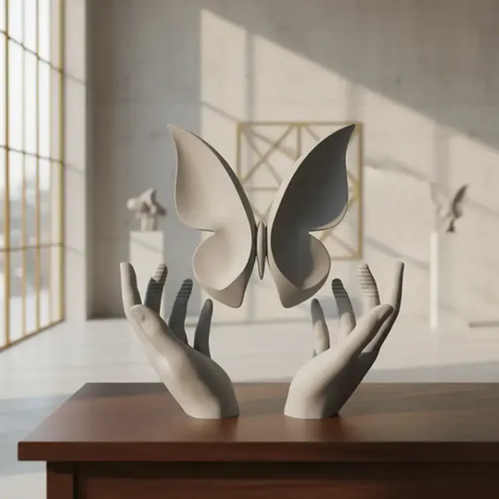 Escultura Elegante Prints Patro - Mariposa Suspendida 3