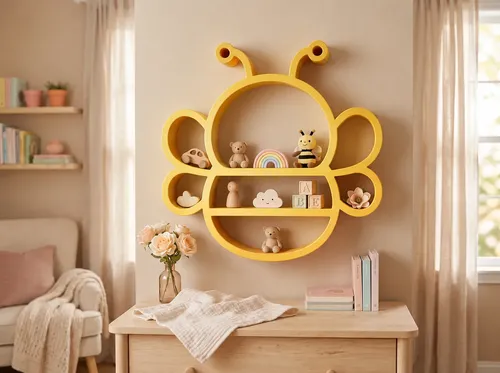 Estantería Infantil De Pared O Mesa Para Niños Prints Patro