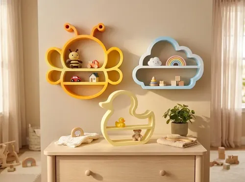Estantería Infantil De Pared O Mesa Para Niños Prints Patro - Foto 3