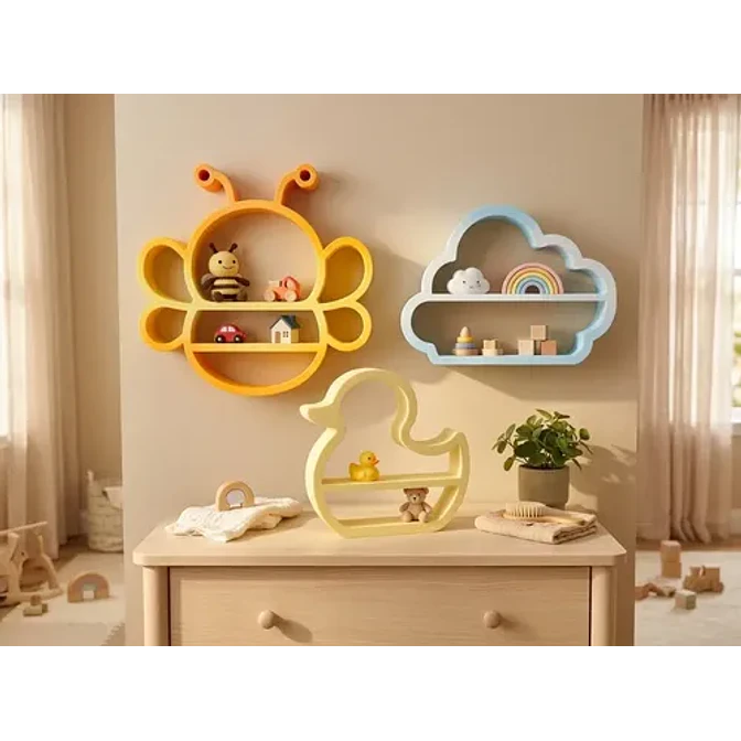 Estantería Infantil De Pared O Mesa Para Niños Prints Patro 3