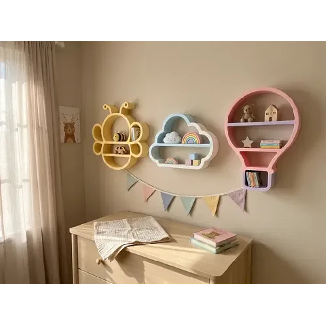 Estantería Infantil De Pared O Mesa Para Niños Prints Patro 4