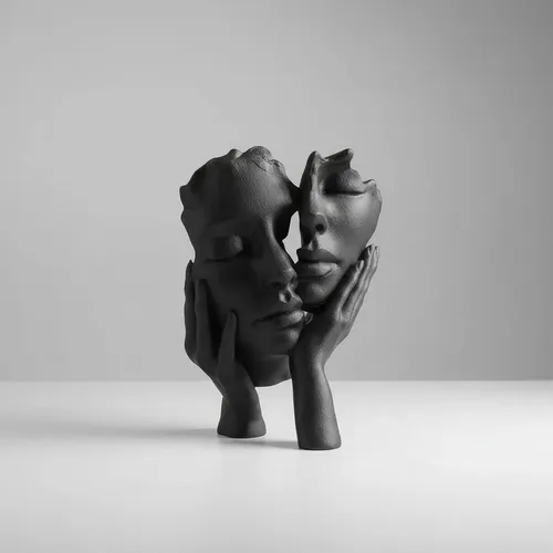 Escultura Elegante Prints Patro - Abrazo Etéreo - Foto 2