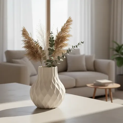 Decoración Elegante Prints Patro - Florero Flor Diamante - Foto 3