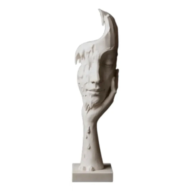 Escultura Elegante Prints Patro - Rostro Derretido 1