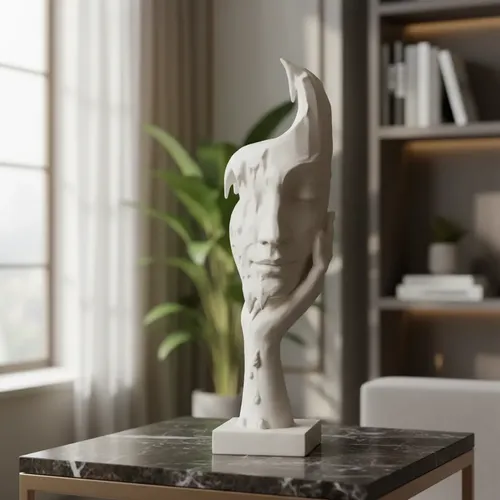 Escultura Elegante Prints Patro - Rostro Derretido - Foto 3