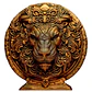 Escultura Decorativa Prints Patro - Zodiacal Leo - Miniatura 1
