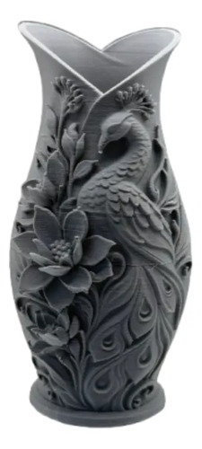Decoración Elegante Prints Patro - Jarrón Celta Pavo Real