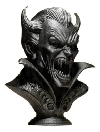 Escultura Decorativa Prints Patro Drácula Halloween - Foto 2
