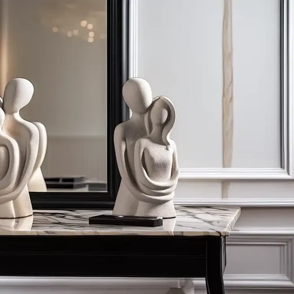 Escultura Elegante Prints Patro - Pareja Enamorados 2