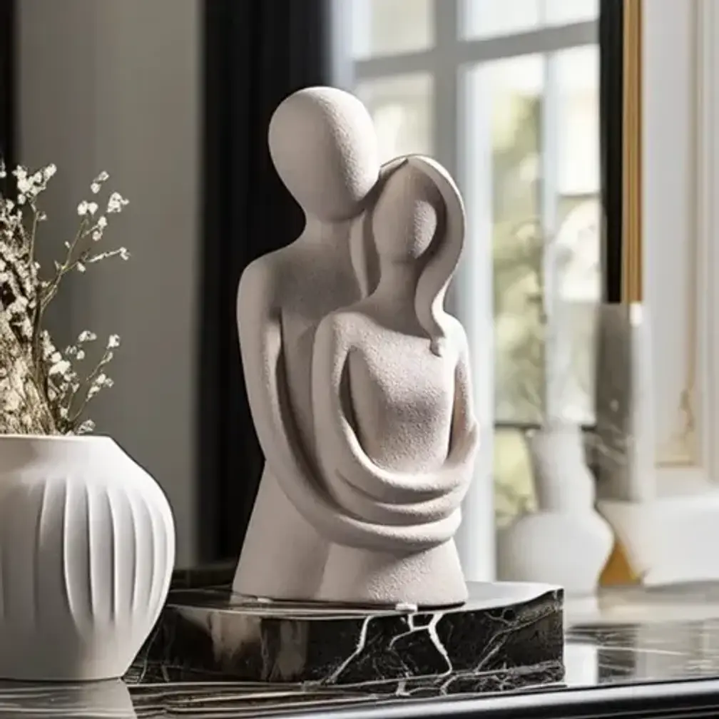Escultura Elegante Prints Patro - Pareja Enamorados 3