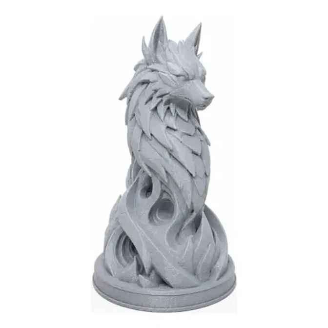 Escultura Decorativa Prints Patro- Lobo Espectral 2