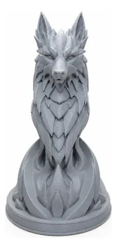 Escultura Decorativa Prints Patro- Lobo Espectral - Foto 3