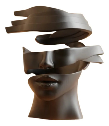 Escultura Elegante Prints Patro - Rostro Fragmentado