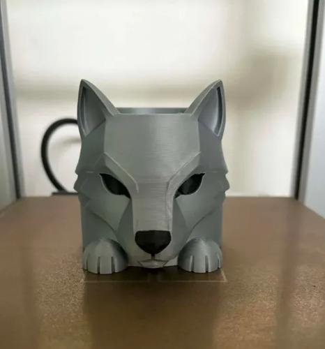 Portalápices Prints Patro- Lobo Gris - Foto 3