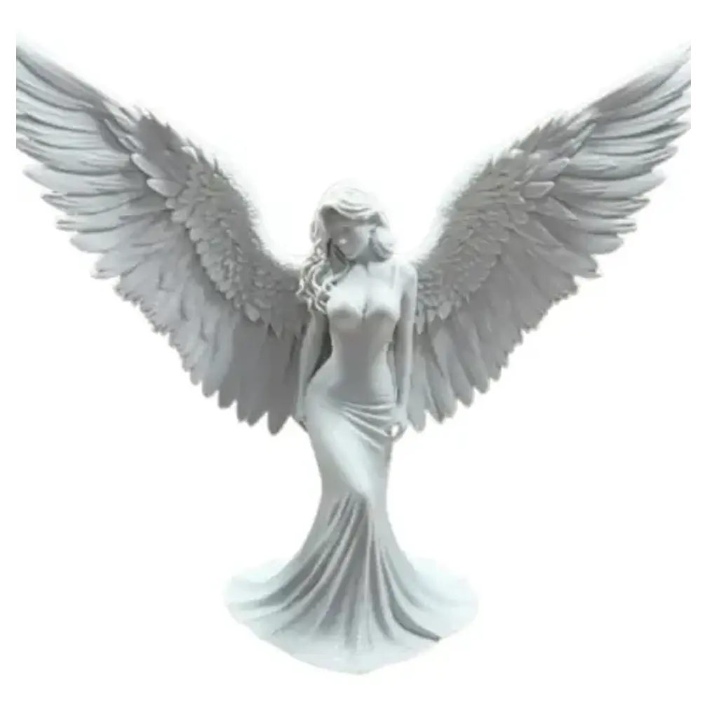 Escultura Elegante Prints Patro - Mujer Ángel 1