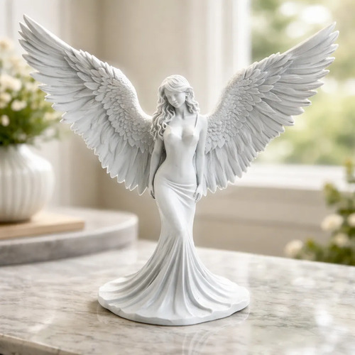 Escultura Elegante Prints Patro - Mujer Ángel - Foto 2