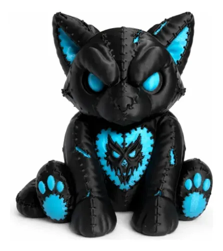 Figura Decorativa Prints Patro- Lobo Peluche Oscuro - Foto 2