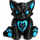 Figura Decorativa Prints Patro- Lobo Peluche Oscuro - Miniatura 2