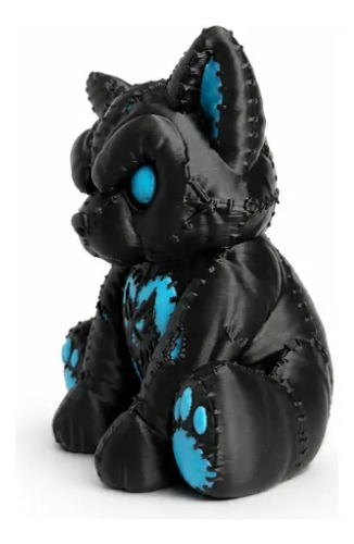 Figura Decorativa Prints Patro- Lobo Peluche Oscuro - Foto 3
