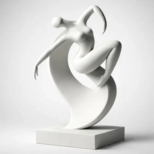 Escultura Elegante Prints Patro - Minimalista Danzante - Foto 2