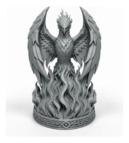 Escultura Decorativa Prints Patro- Fénix De La Llama - Foto 2