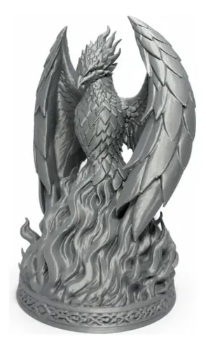 Escultura Decorativa Prints Patro- Fénix De La Llama - Foto 3