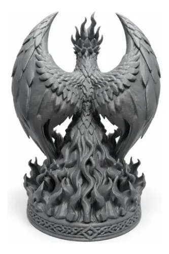 Escultura Decorativa Prints Patro- Fénix De La Llama - Foto 4
