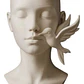 Escultura Elegante Prints Patro -rostro Con Colibrí - Miniatura 1