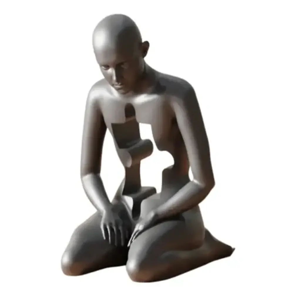 Escultura Elegante Prints Patro - Alma Fragmentada 1