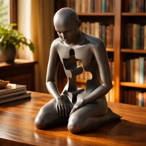 Escultura Elegante Prints Patro - Alma Fragmentada - Foto 3