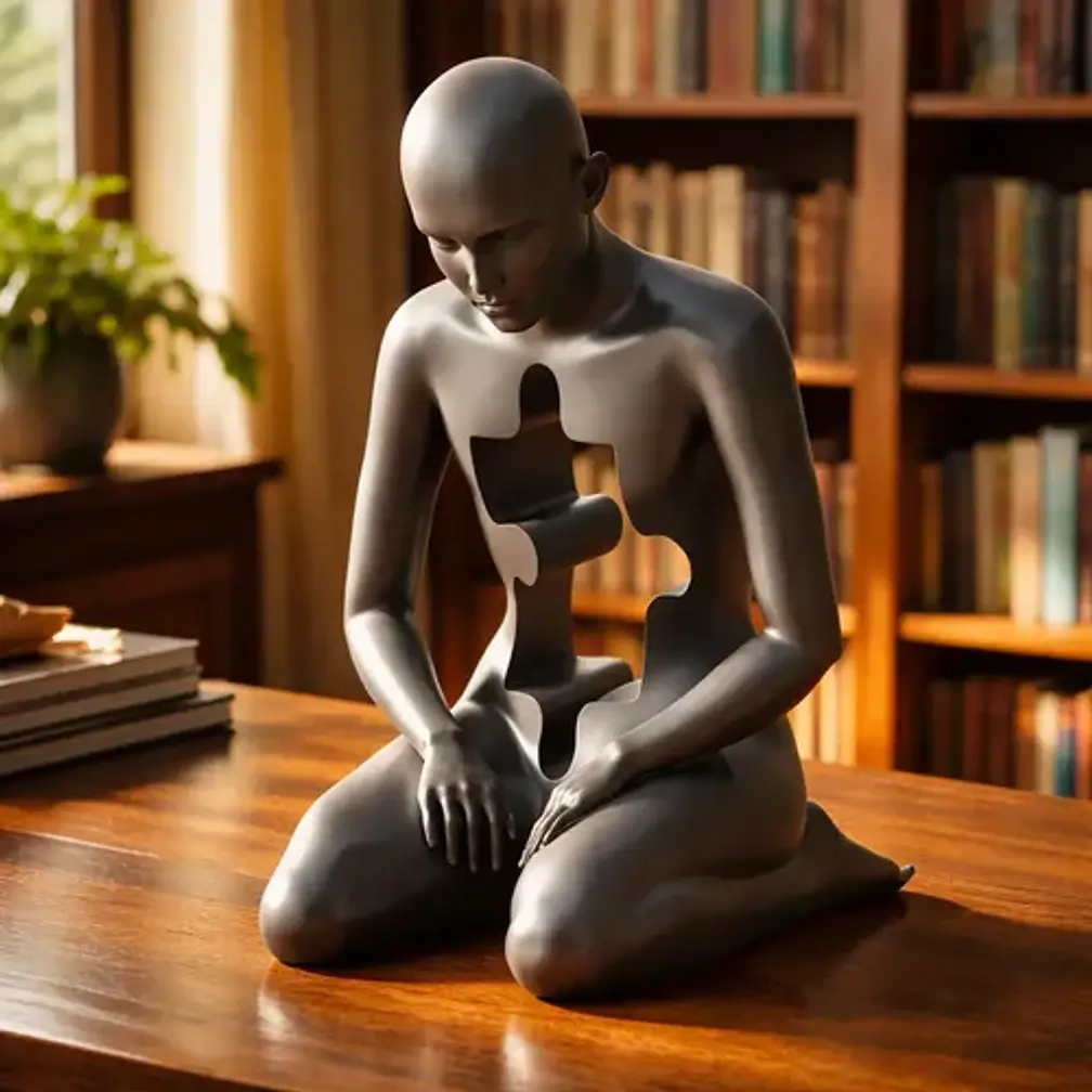 Escultura Elegante Prints Patro - Alma Fragmentada 3