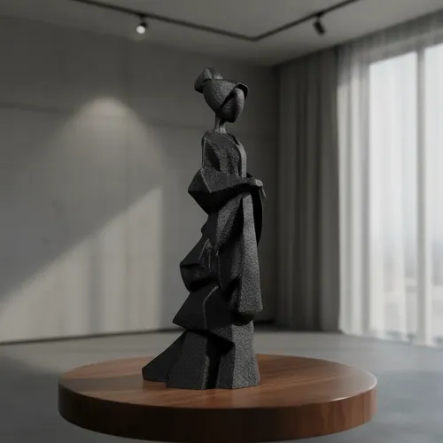 Escultura Elegante Prints Patro - Estilo Geisha - Foto 3