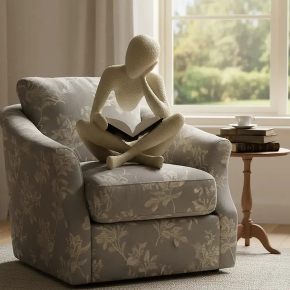Escultura Elegante Prints Patro - Estilo Lector 3